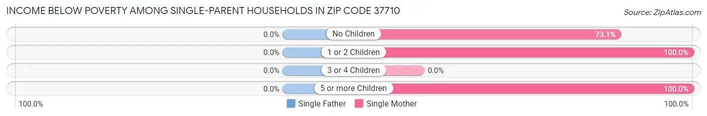 Income Below Poverty Among Single-Parent Households in Zip Code 37710