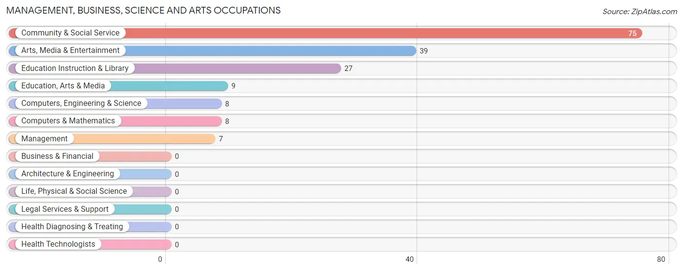Management, Business, Science and Arts Occupations in Zip Code 38152