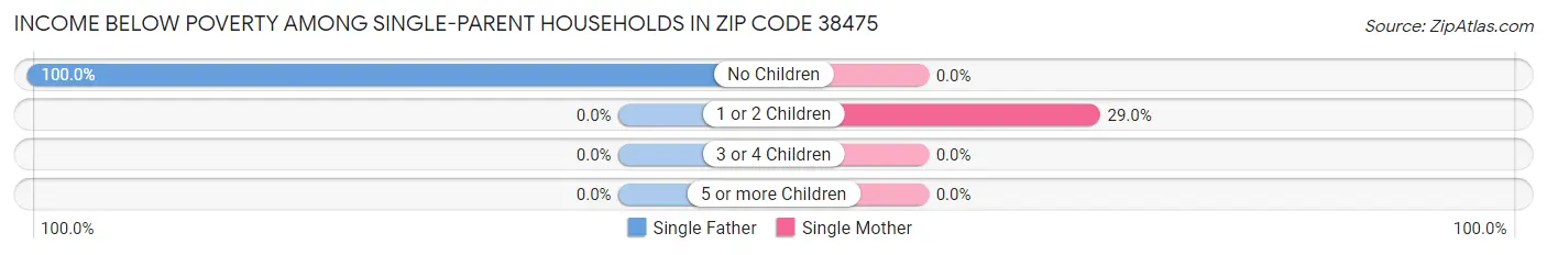 Income Below Poverty Among Single-Parent Households in Zip Code 38475