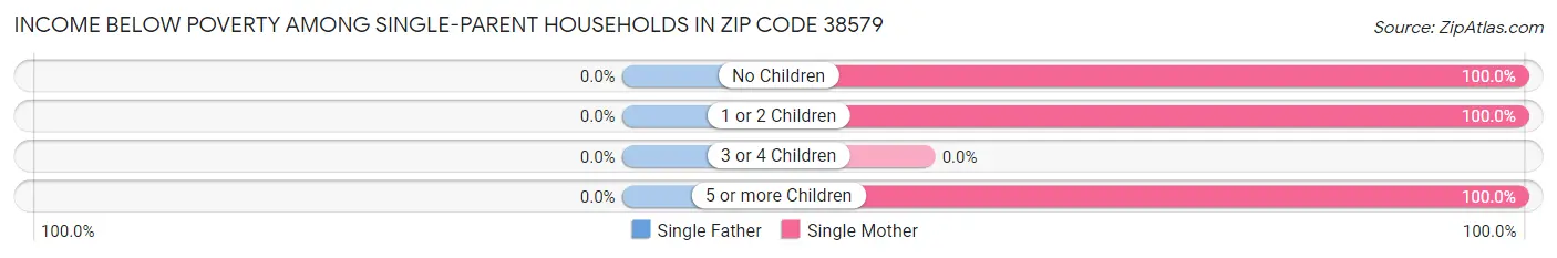 Income Below Poverty Among Single-Parent Households in Zip Code 38579
