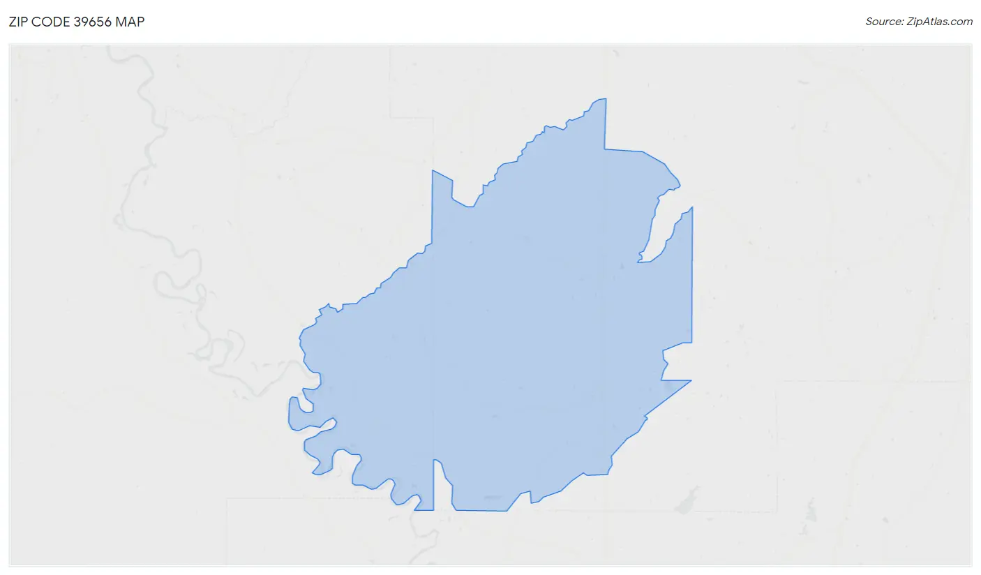 Zip Code 39656 Map