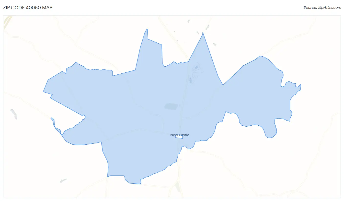 Zip Code 40050 Map