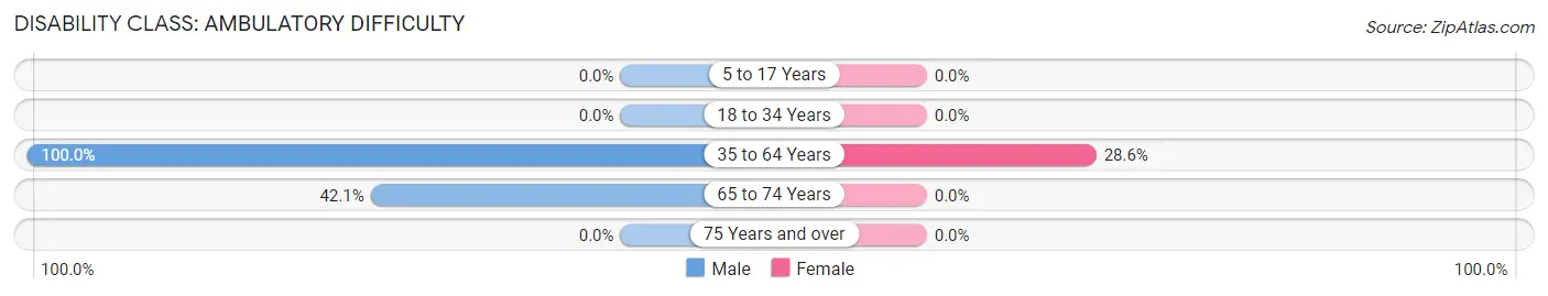 Disability in Zip Code 40171: <span>Ambulatory Difficulty</span>