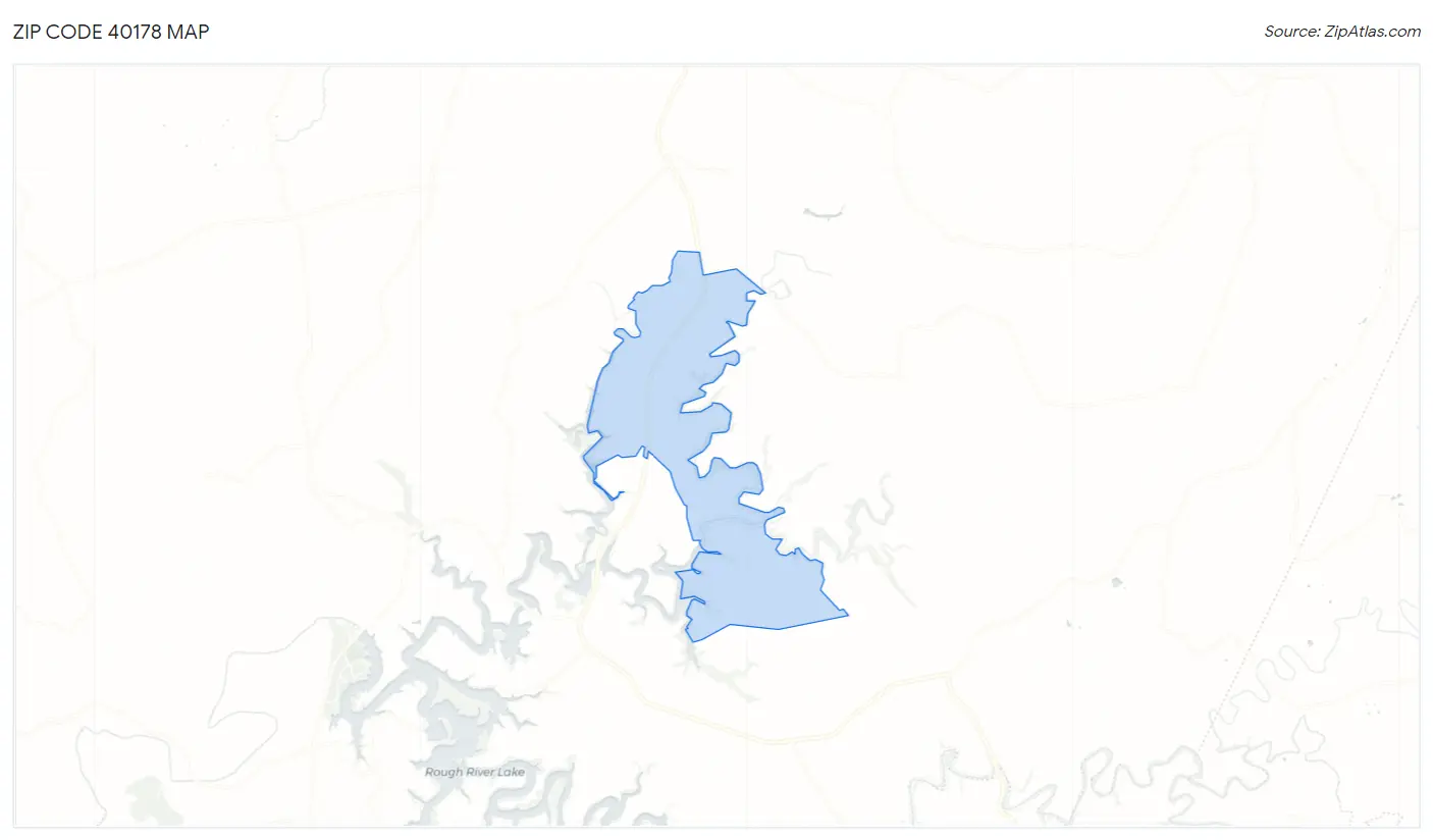 Zip Code 40178 Map