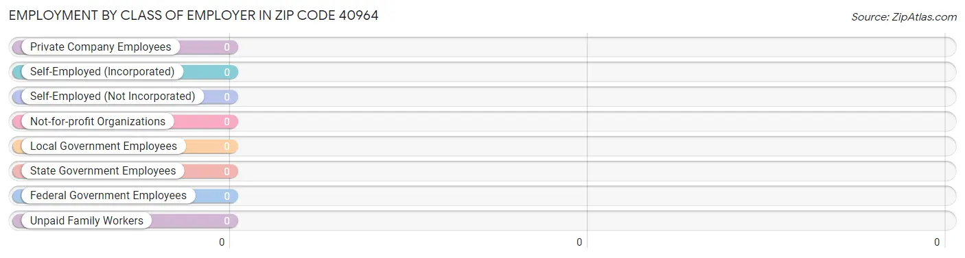 Employment by Class of Employer in Zip Code 40964