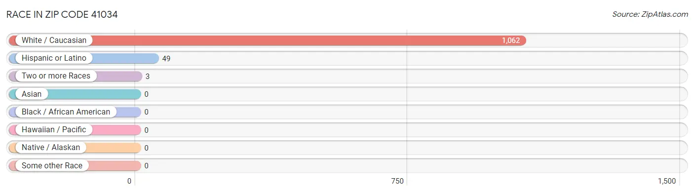 Race in Zip Code 41034