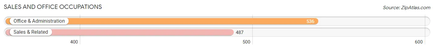 Sales and Office Occupations in Zip Code 41035
