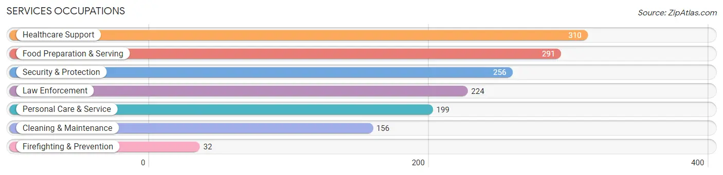 Services Occupations in Zip Code 41048