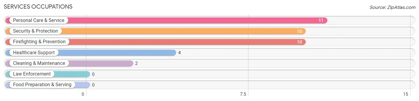 Services Occupations in Zip Code 41098