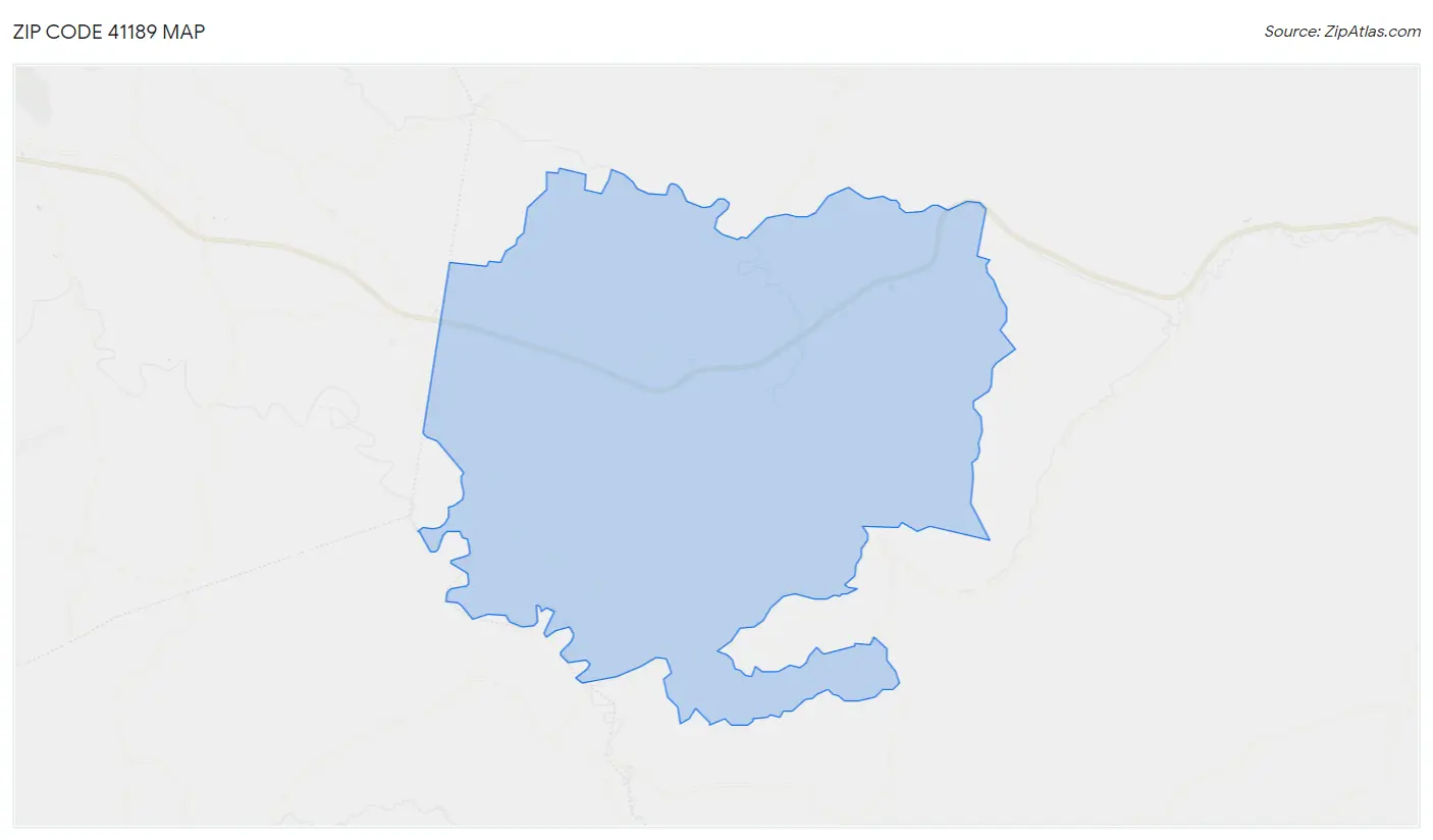 Zip Code 41189 Map