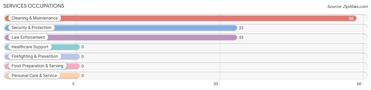 Services Occupations in Zip Code 41216