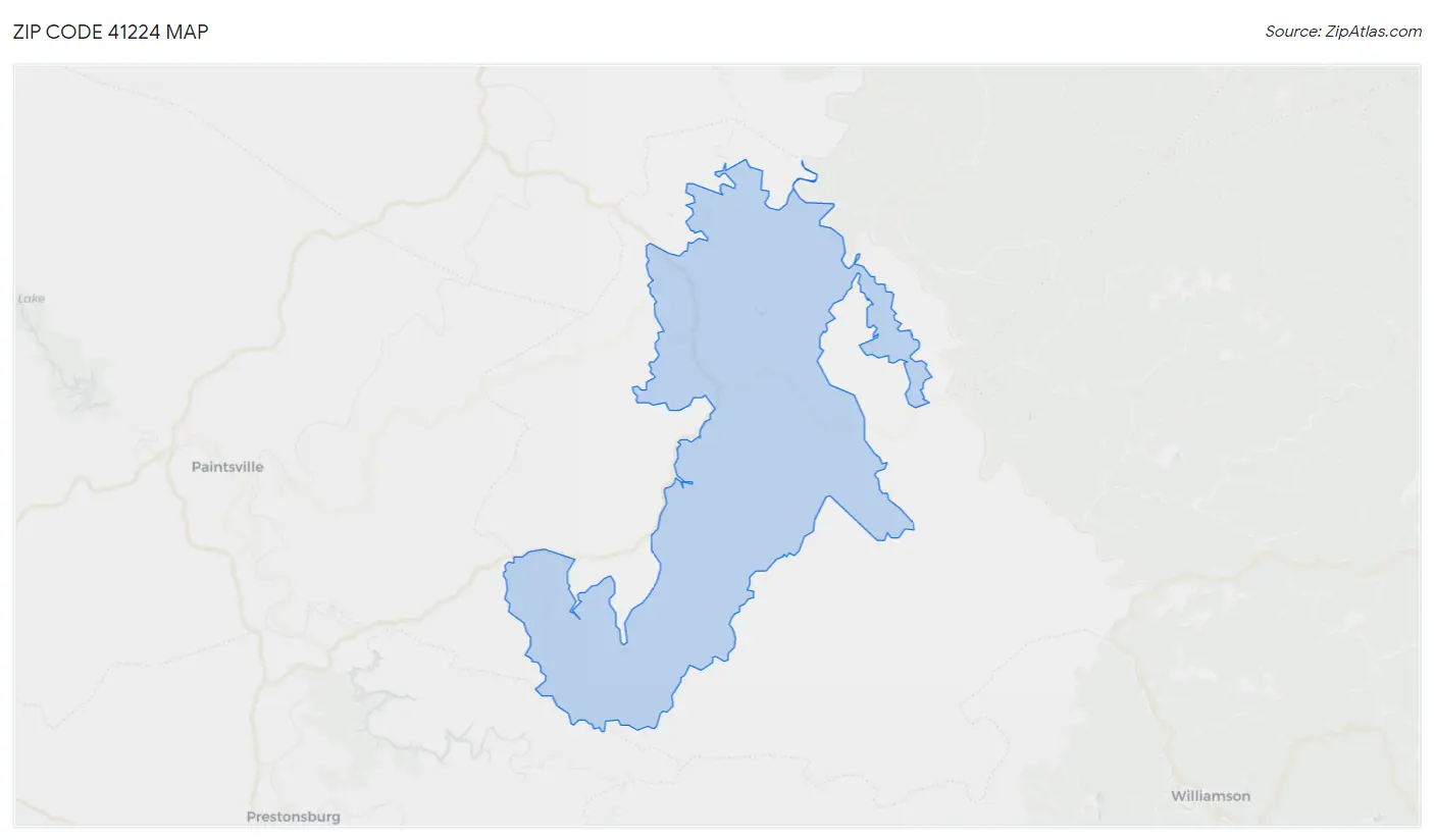 Zip Code 41224 Map