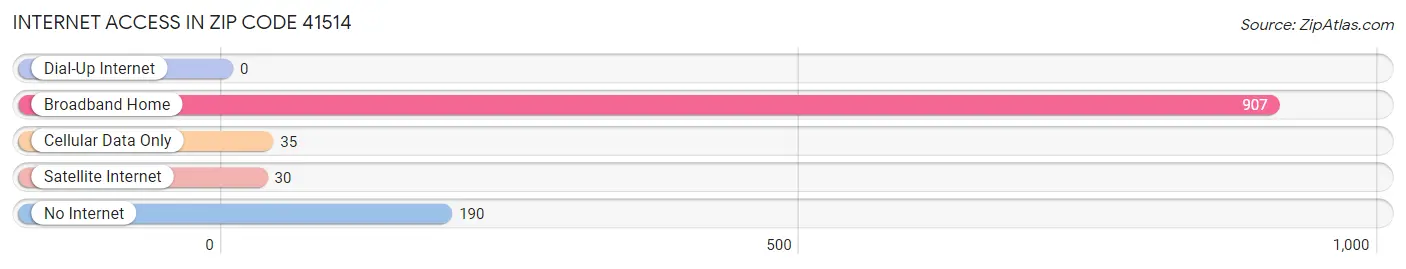 Internet Access in Zip Code 41514