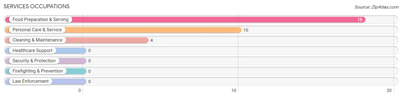 Services Occupations in Zip Code 41559