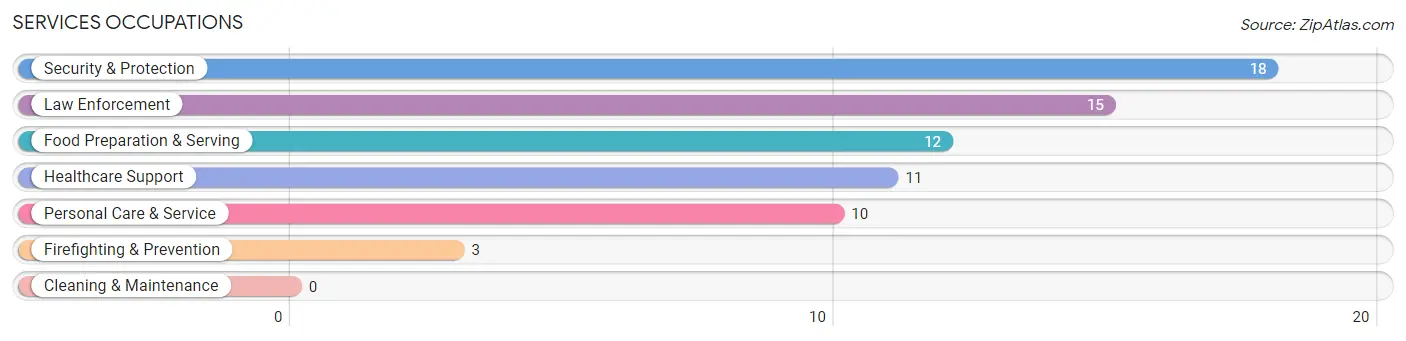Services Occupations in Zip Code 41669