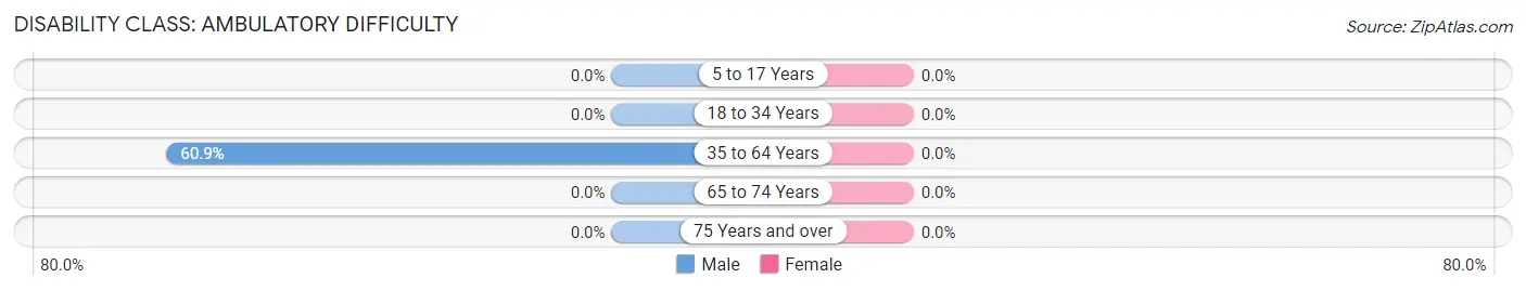 Disability in Zip Code 41775: <span>Ambulatory Difficulty</span>