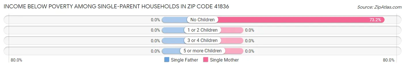 Income Below Poverty Among Single-Parent Households in Zip Code 41836