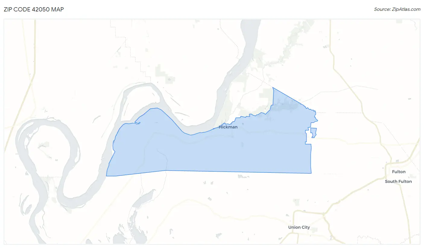 Zip Code 42050 Map