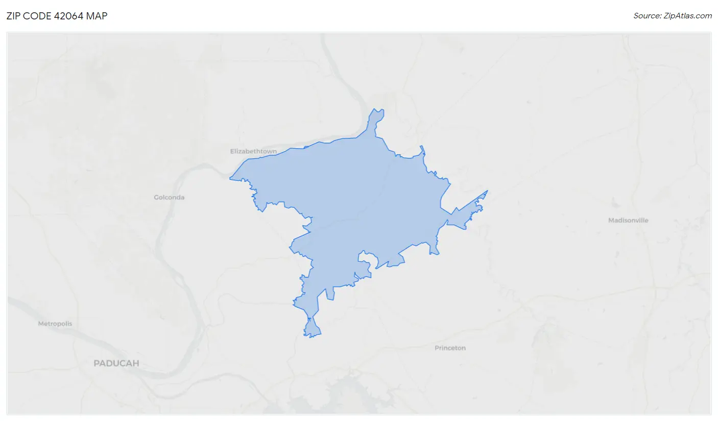 Zip Code 42064 Map