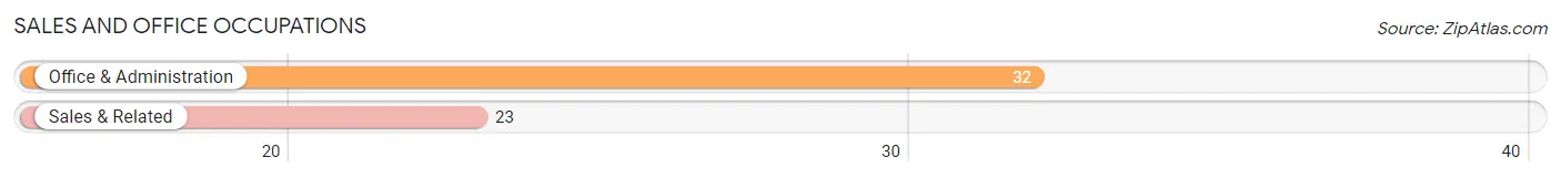 Sales and Office Occupations in Zip Code 42343