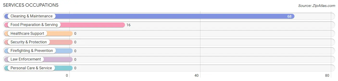 Services Occupations in Zip Code 42344