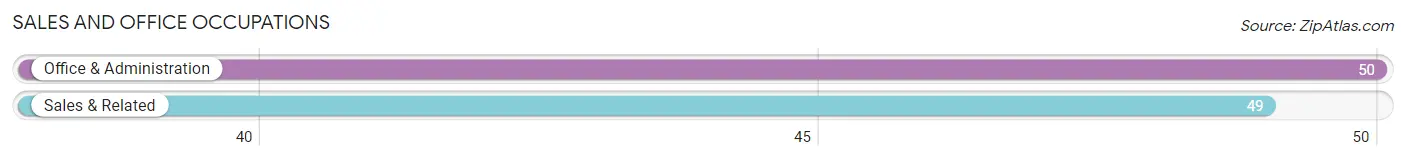 Sales and Office Occupations in Zip Code 42528