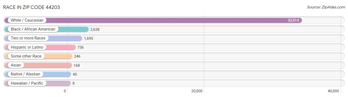 Race in Zip Code 44203