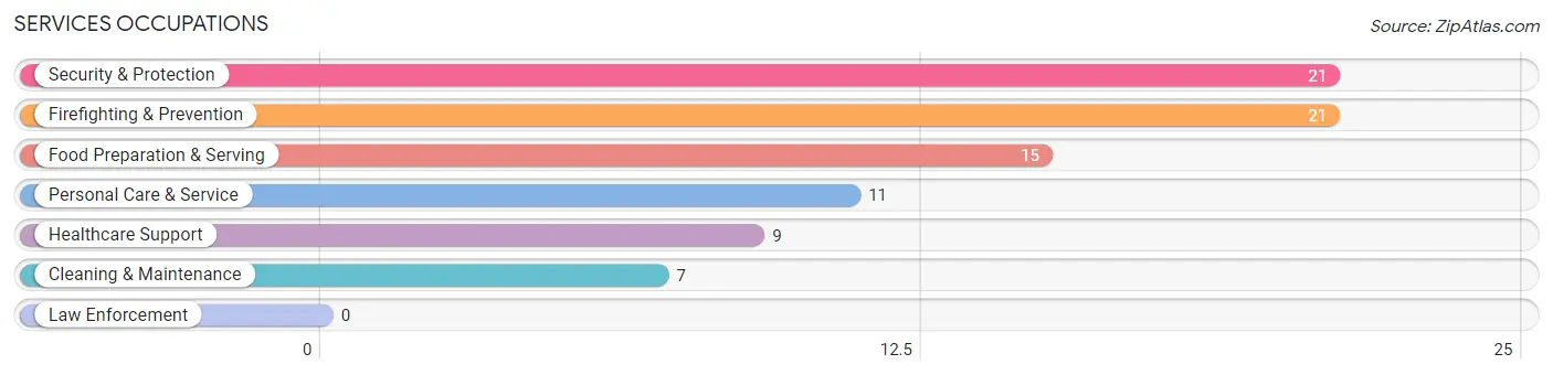 Services Occupations in Zip Code 44251