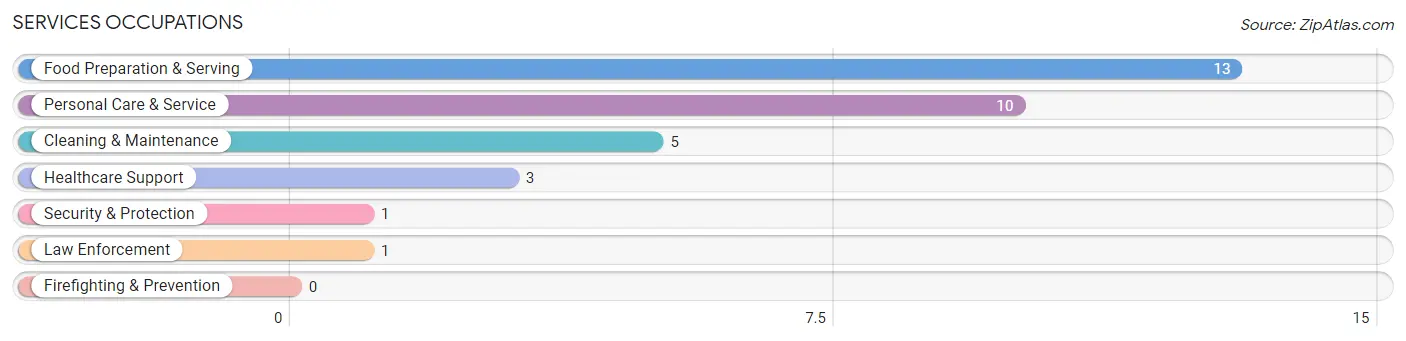 Services Occupations in Zip Code 45307