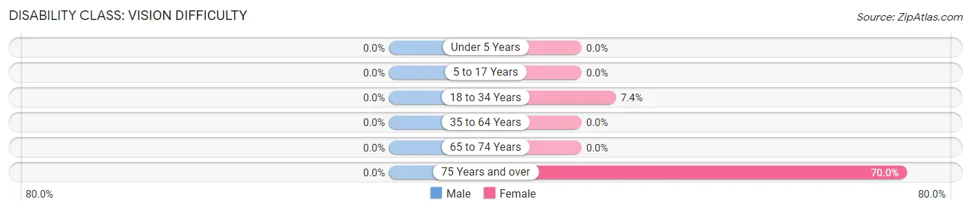 Disability in Zip Code 45319: <span>Vision Difficulty</span>