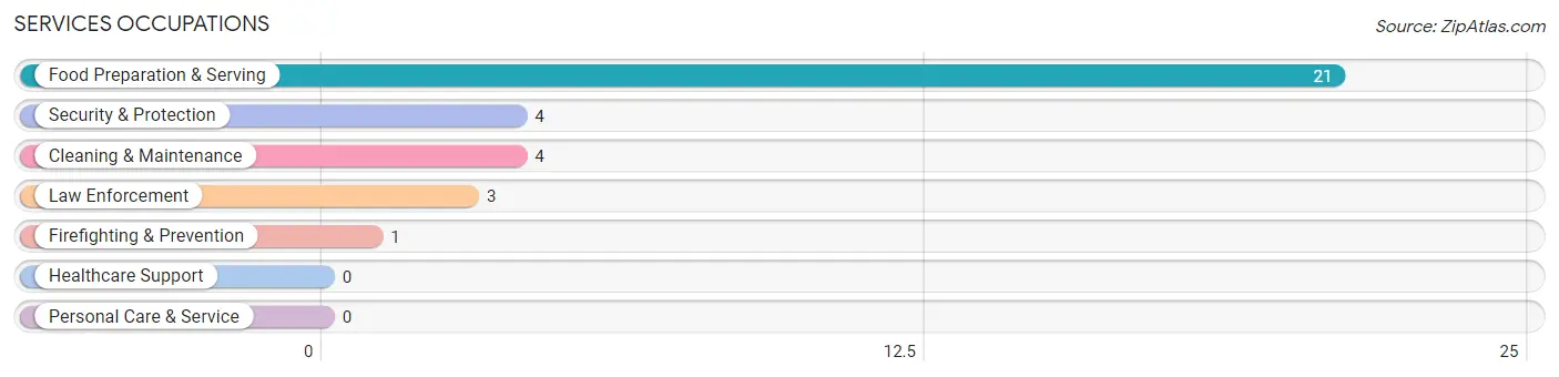 Services Occupations in Zip Code 45352