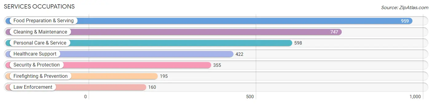 Services Occupations in Zip Code 45373