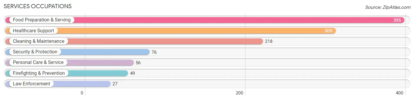 Services Occupations in Zip Code 45439