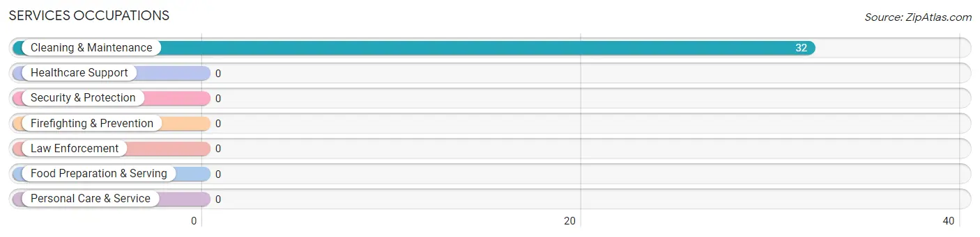 Services Occupations in Zip Code 45776