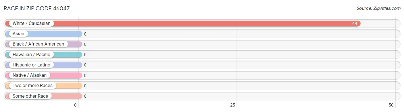 Race in Zip Code 46047
