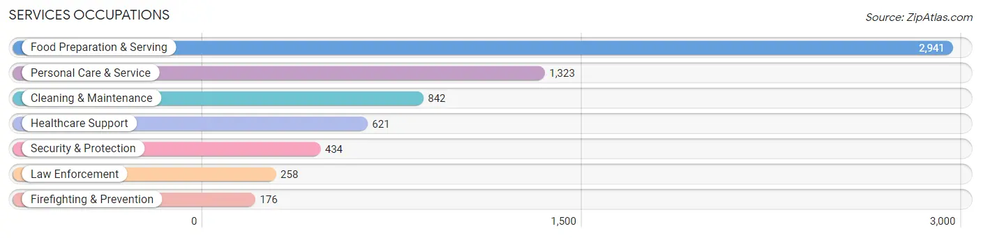 Services Occupations in Zip Code 47906