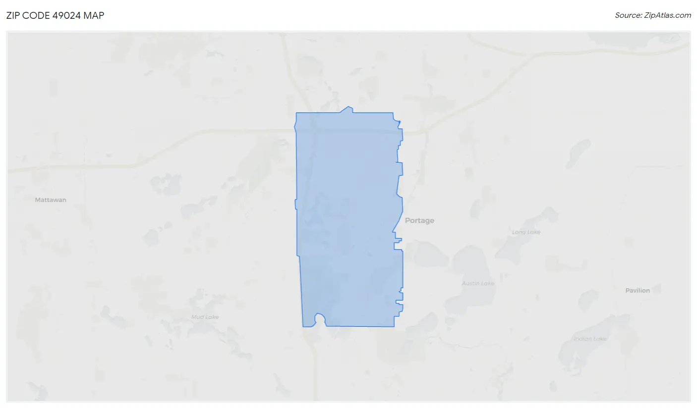 Zip Code 49024 Map