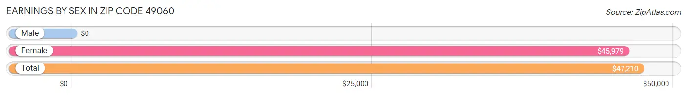 Earnings by Sex in Zip Code 49060