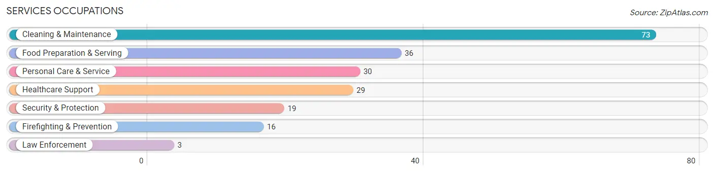 Services Occupations in Zip Code 53515