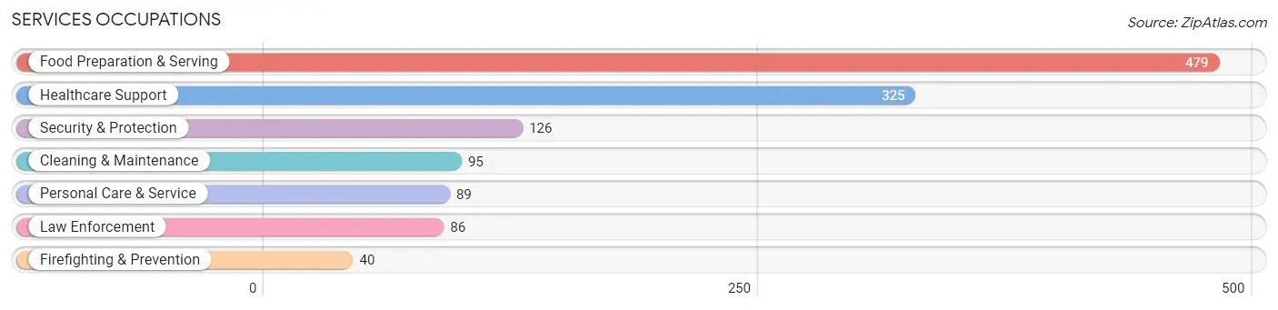 Services Occupations in Zip Code 53718