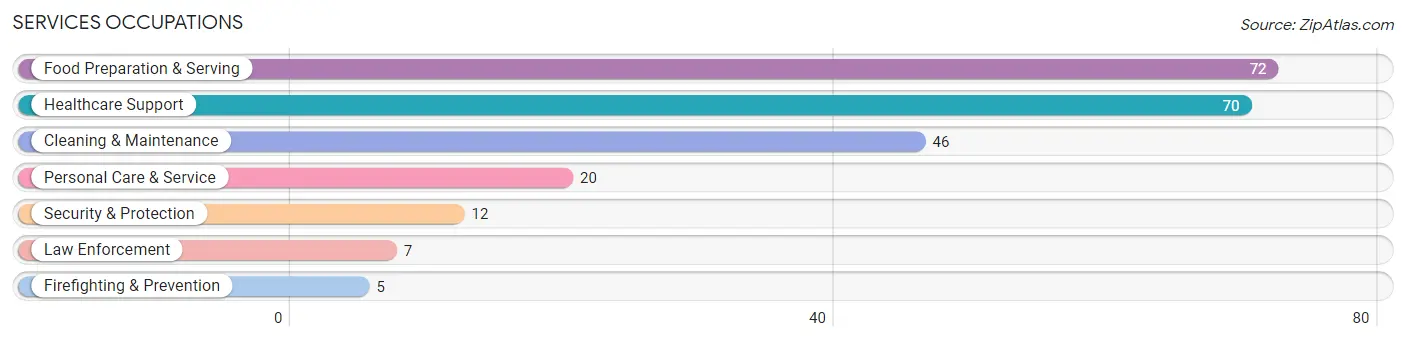 Services Occupations in Zip Code 54440