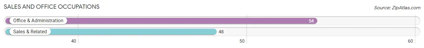 Sales and Office Occupations in Zip Code 54766