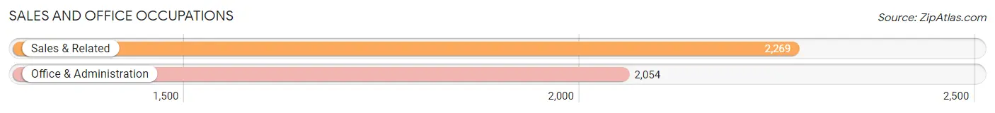 Sales and Office Occupations in Zip Code 55068