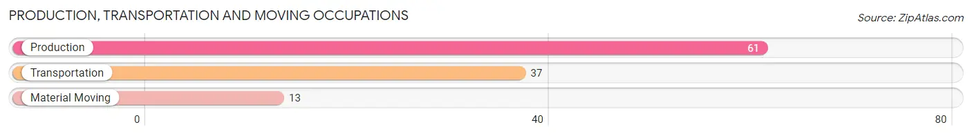 Production, Transportation and Moving Occupations in Zip Code 55910