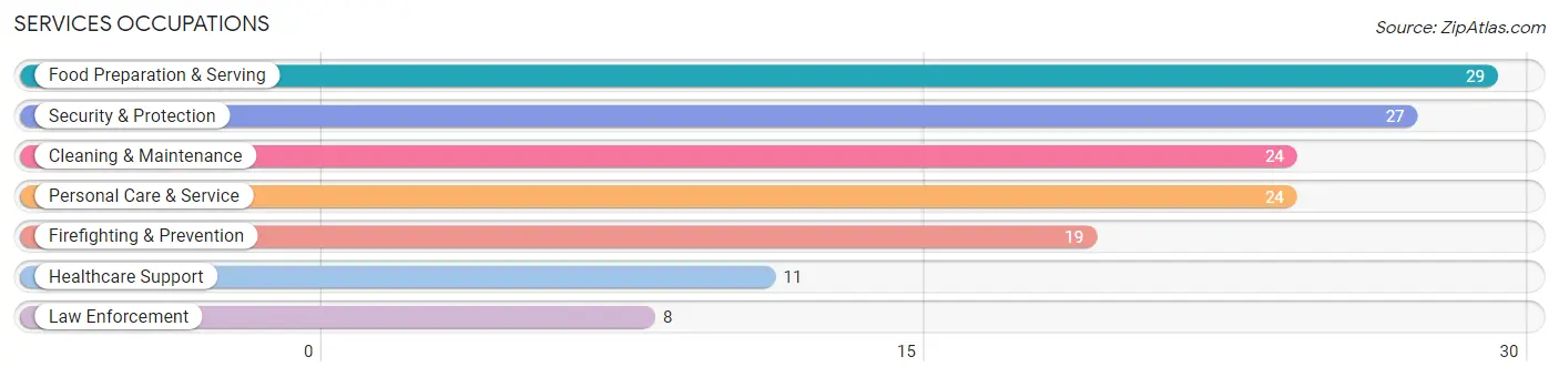 Services Occupations in Zip Code 56450