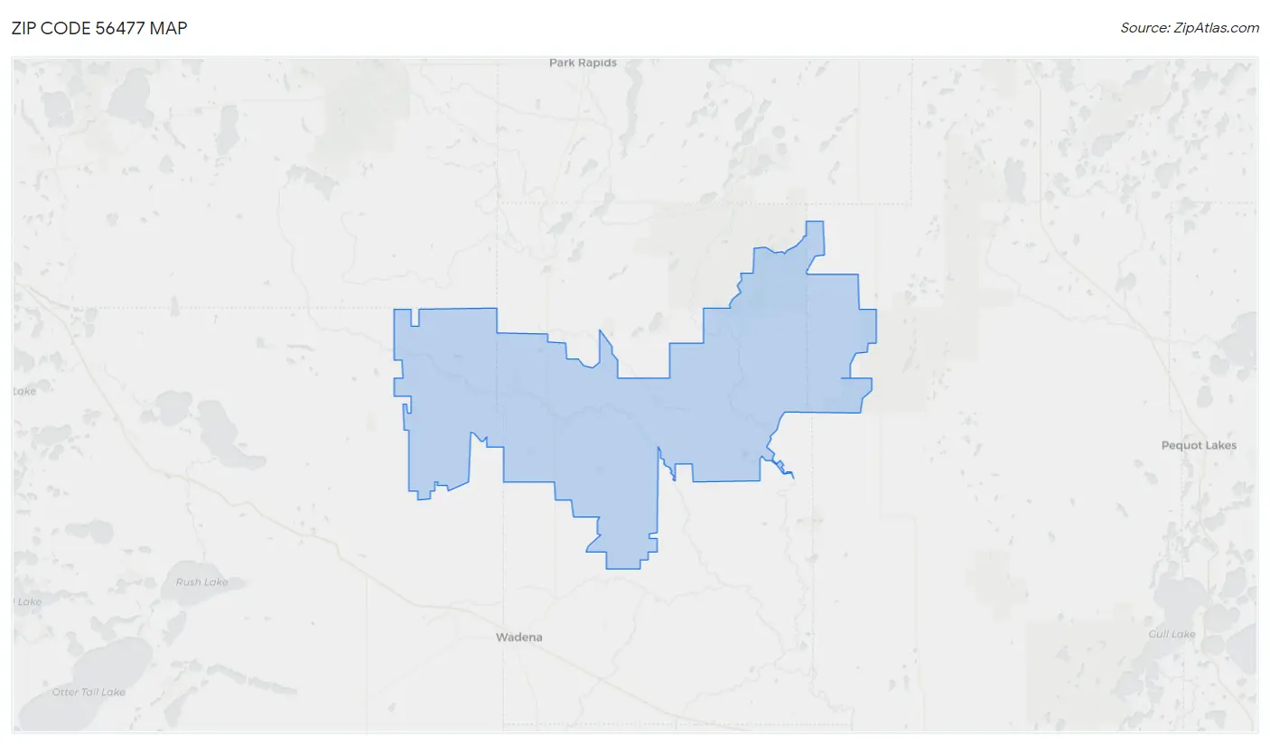 Zip Code 56477 Map