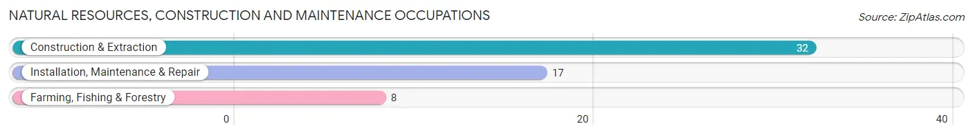 Natural Resources, Construction and Maintenance Occupations in Zip Code 57015