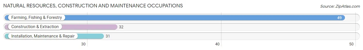 Natural Resources, Construction and Maintenance Occupations in Zip Code 57070