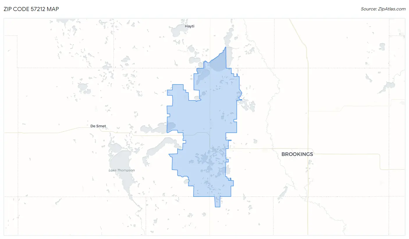 Zip Code 57212 Map