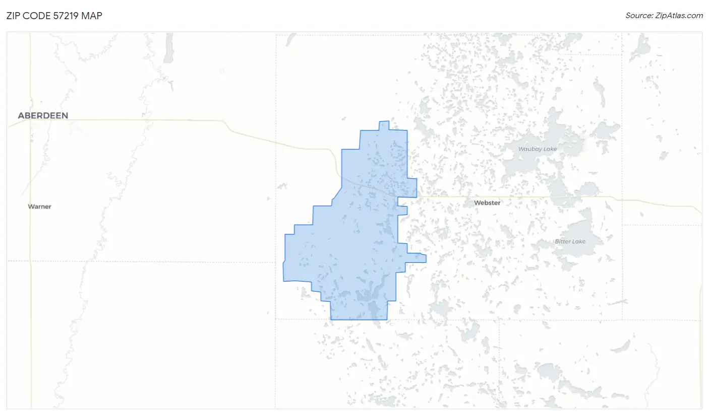 Zip Code 57219 Map